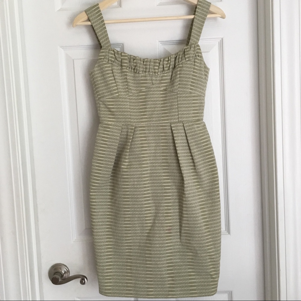 Nanette Lepore Silver Sage Structured Bodycon